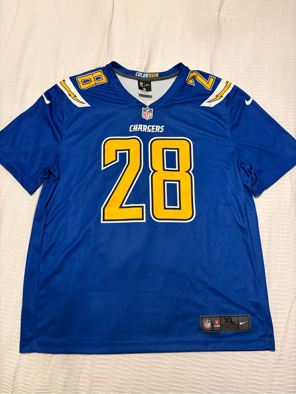 Nike Chargers #28 Melvin Gordon Royal Alternate Game Jersey